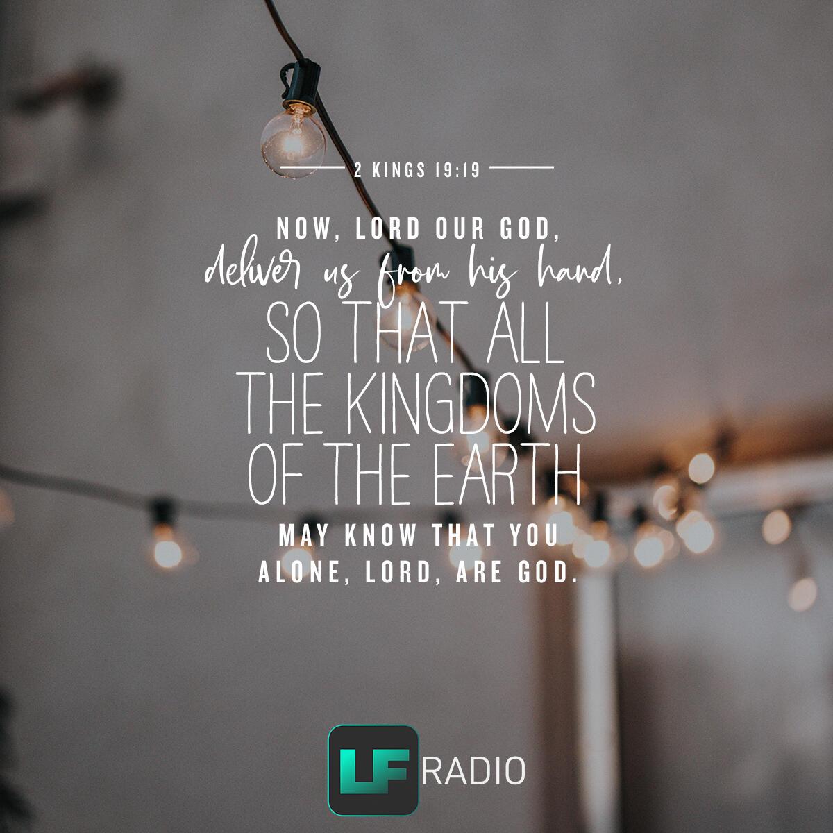 2 Kings 19:19 - Verse of the Day