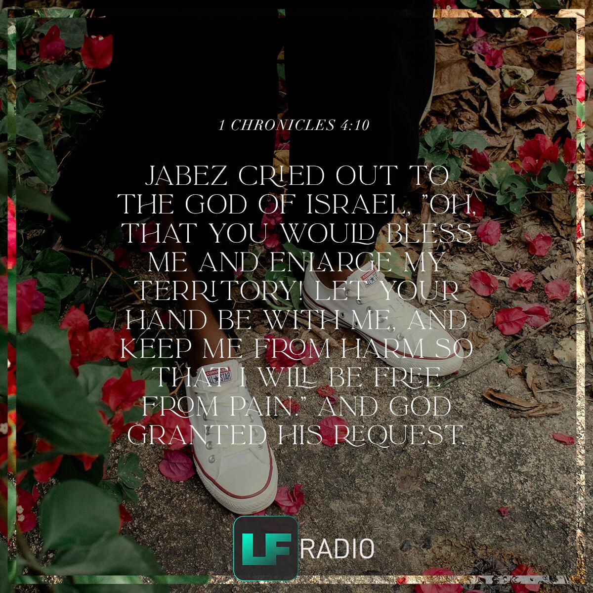 1 Chronicles 4:10 - Verse of the Day