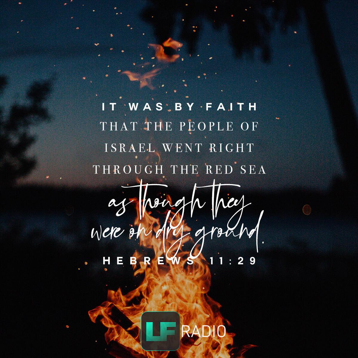 Hebrews 11:29 - Verse of the Day