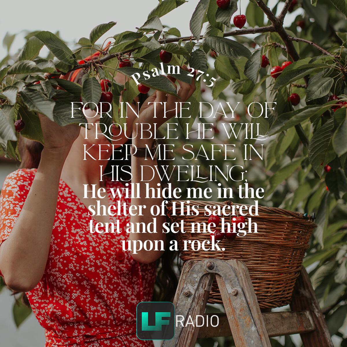 Psalm 27:5 - Verse of the Day