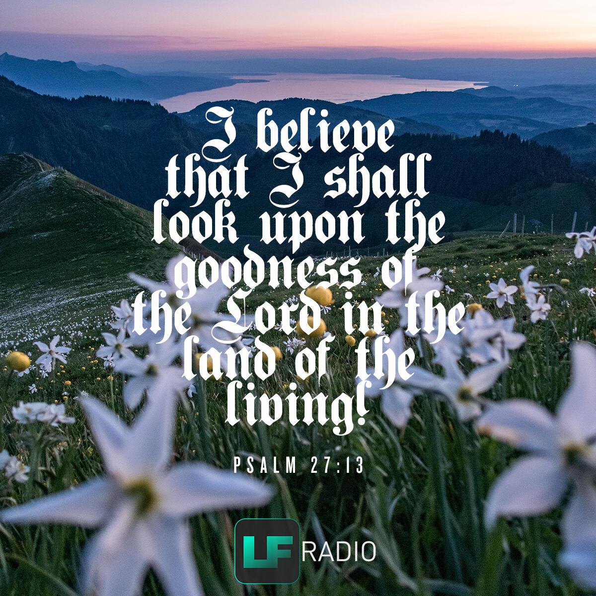 Psalm 27:13 - Verse of the Day