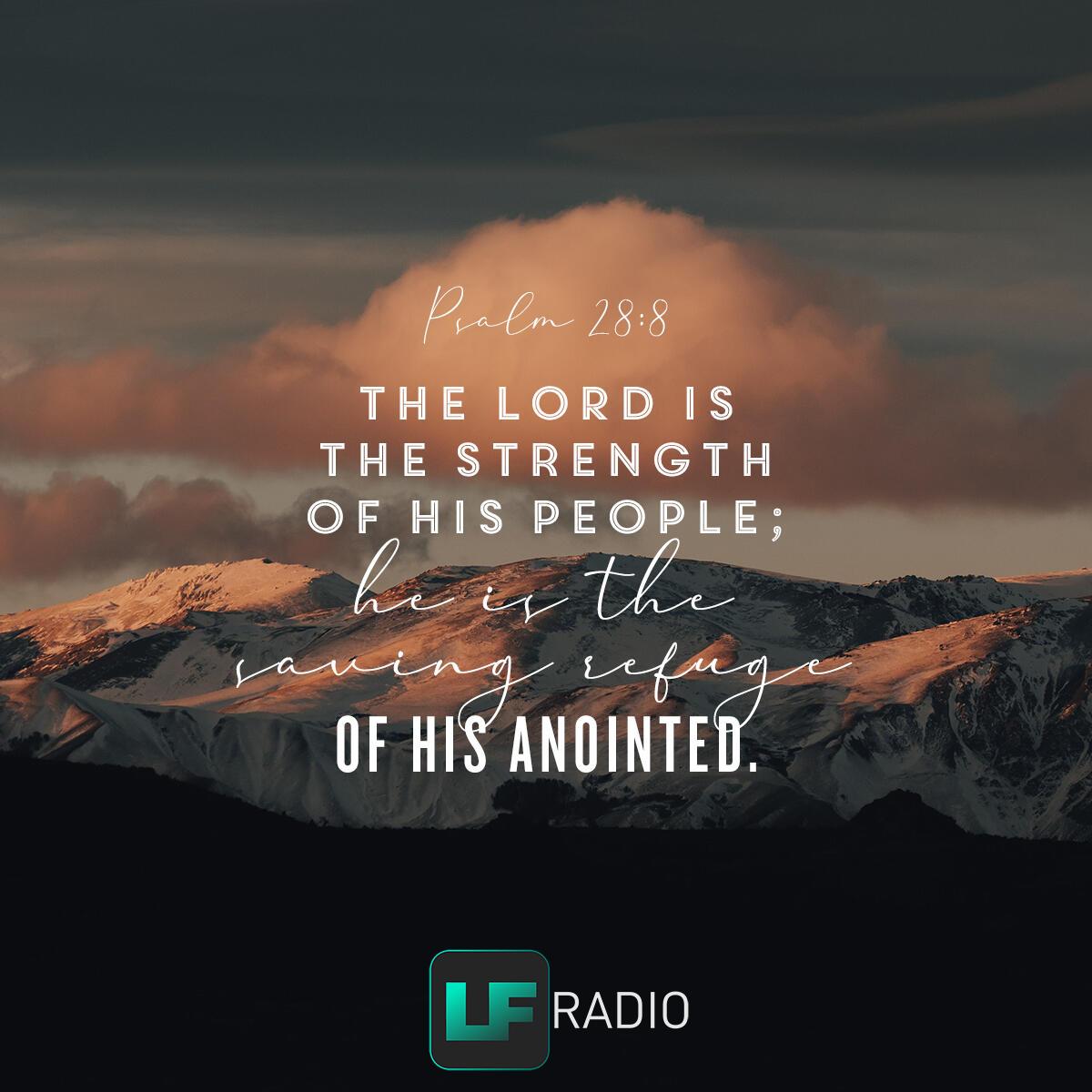 Psalm 28:8 - Verse of the Day