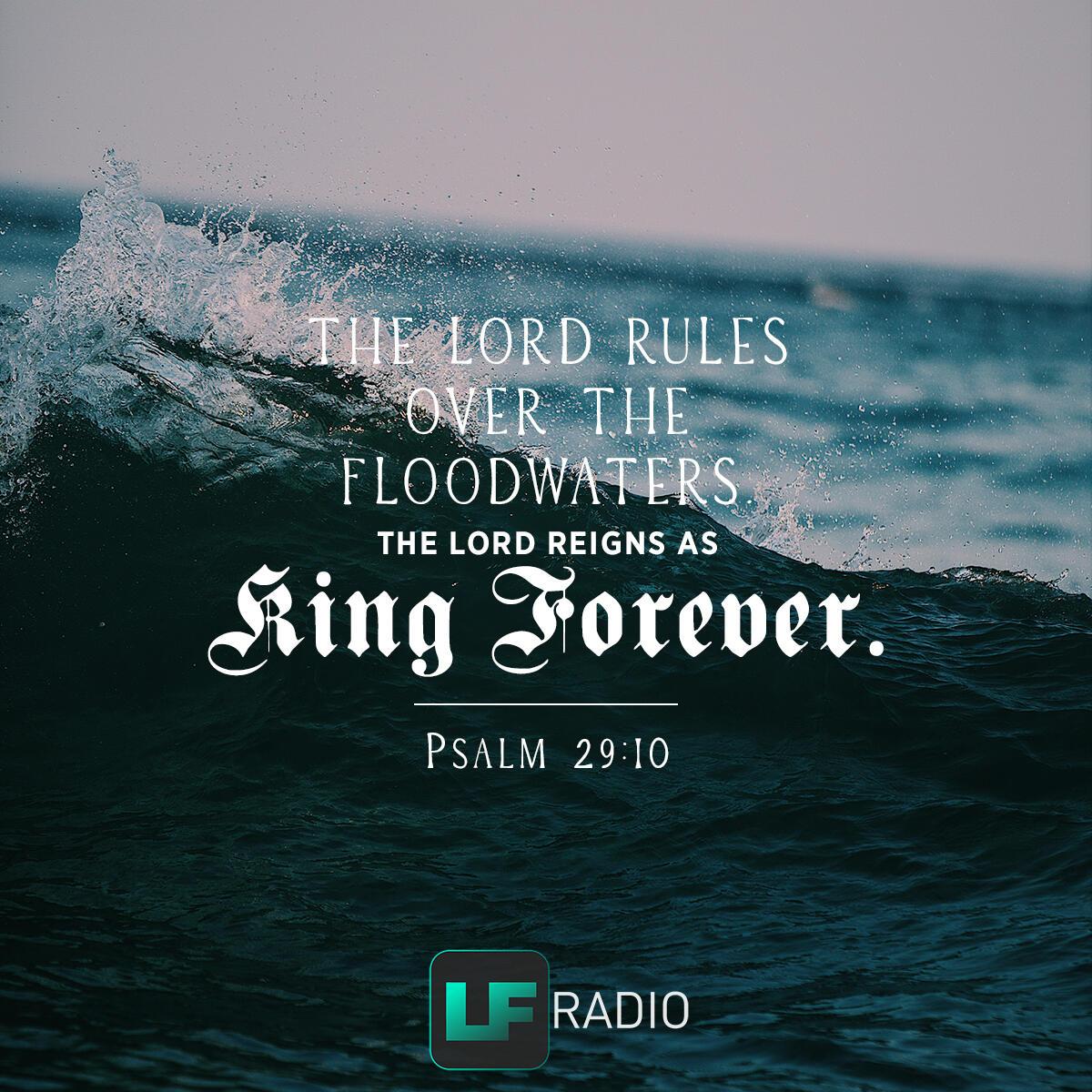 Psalm 29:10 - Verse of the Day