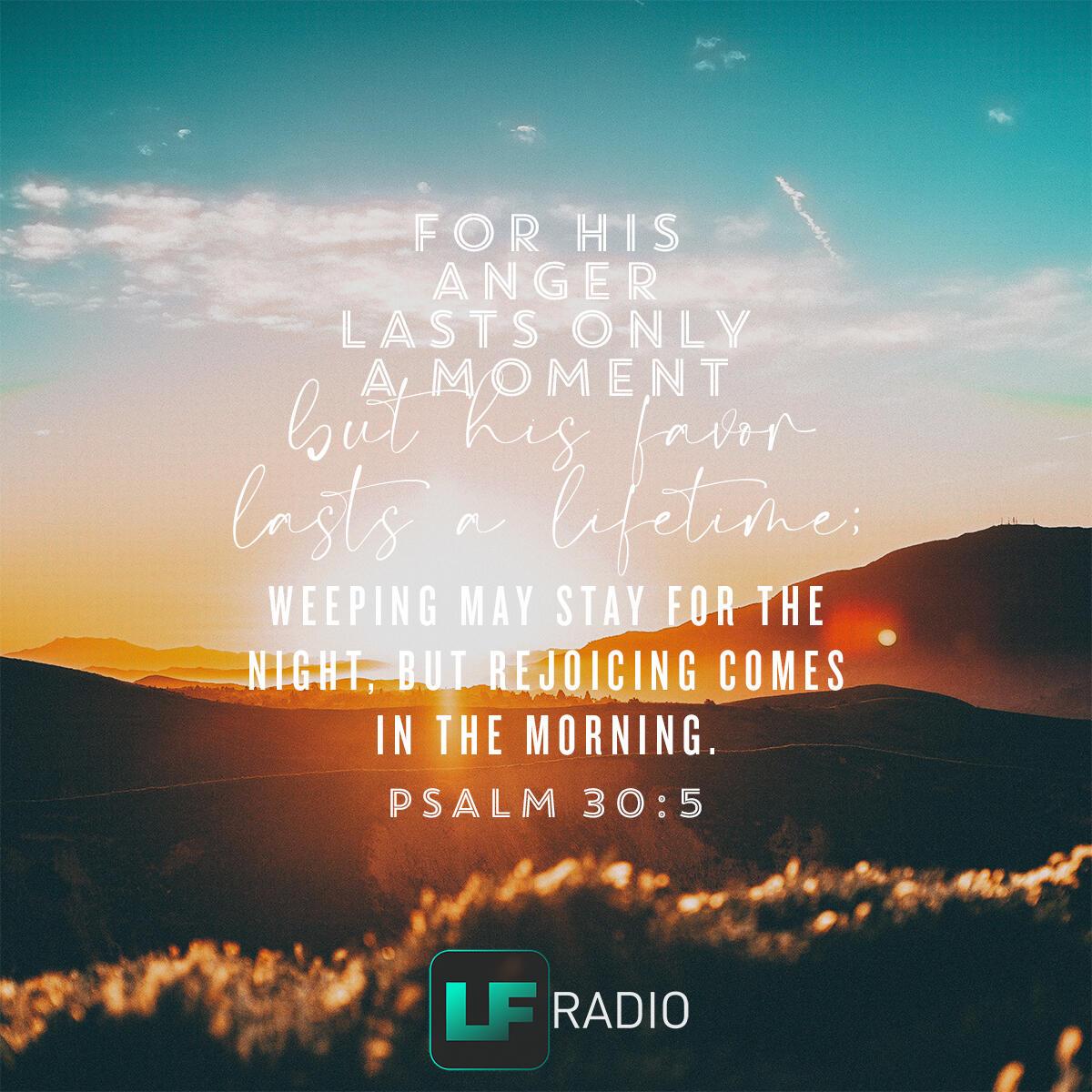Psalm 30:5 - Verse of the Day