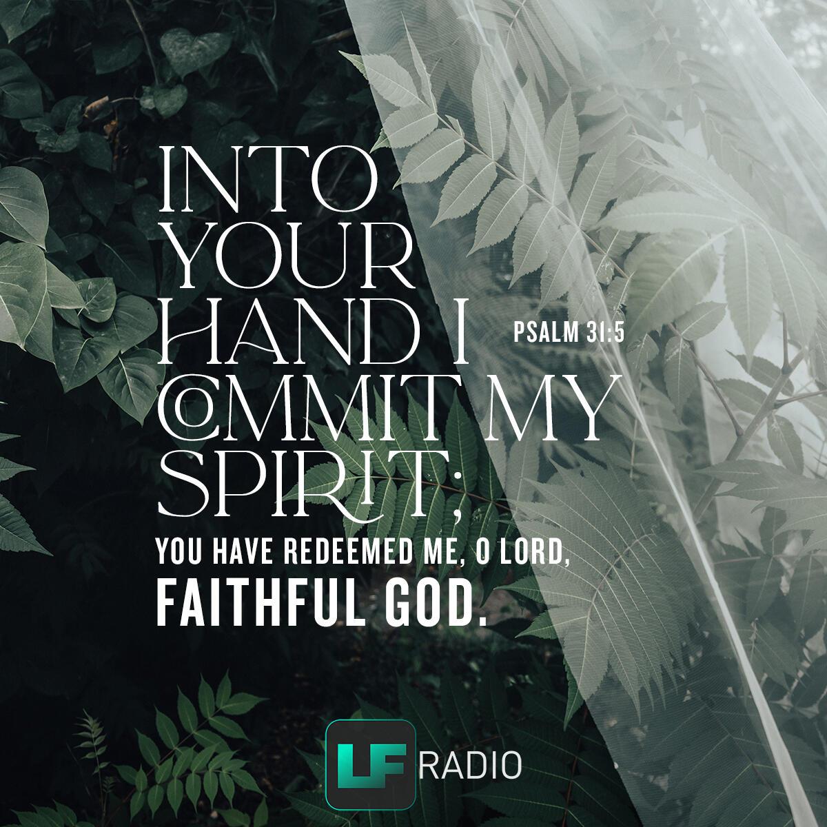 Psalm 31:5 - Verse of the Day
