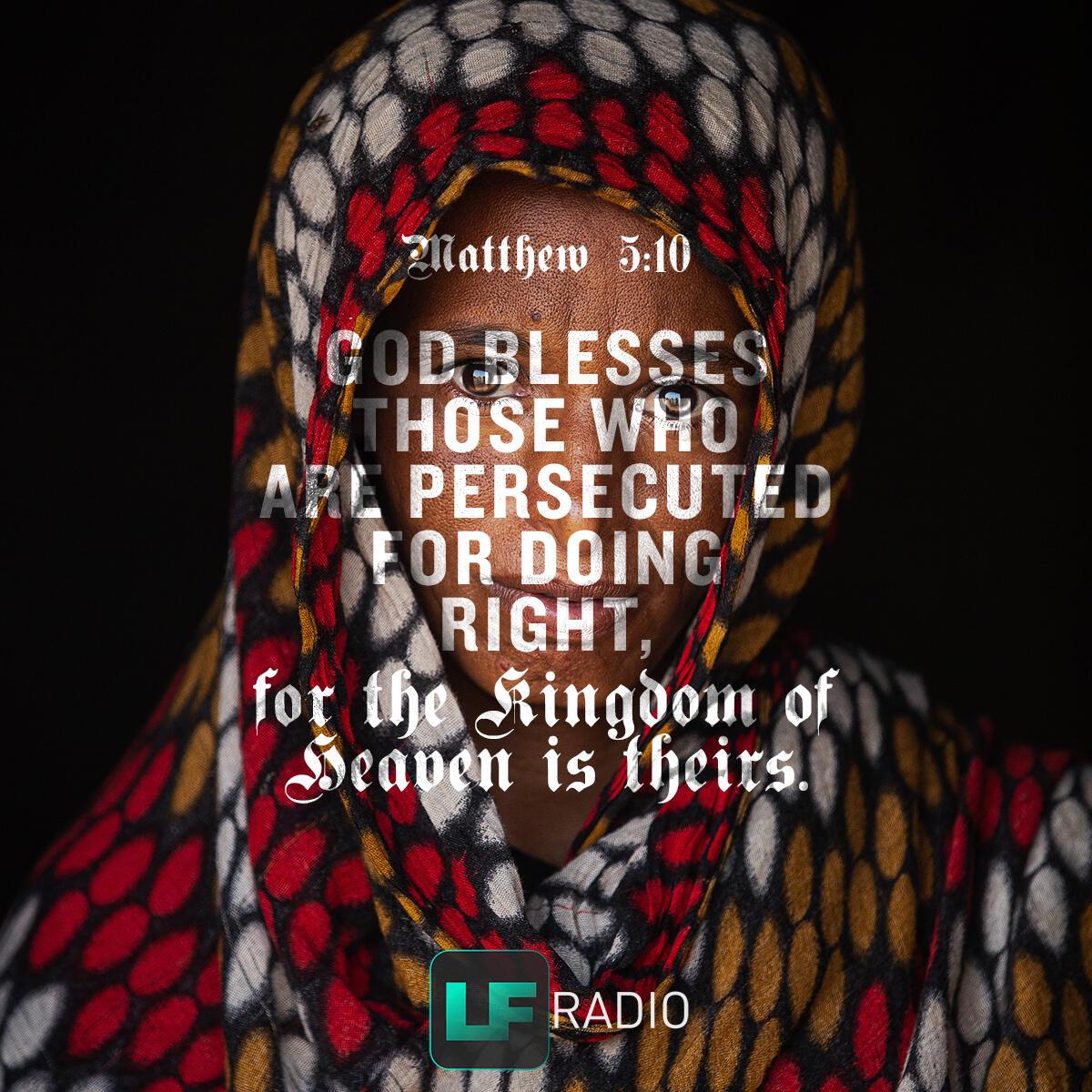 Matthew 5:10 - Verse of the Day