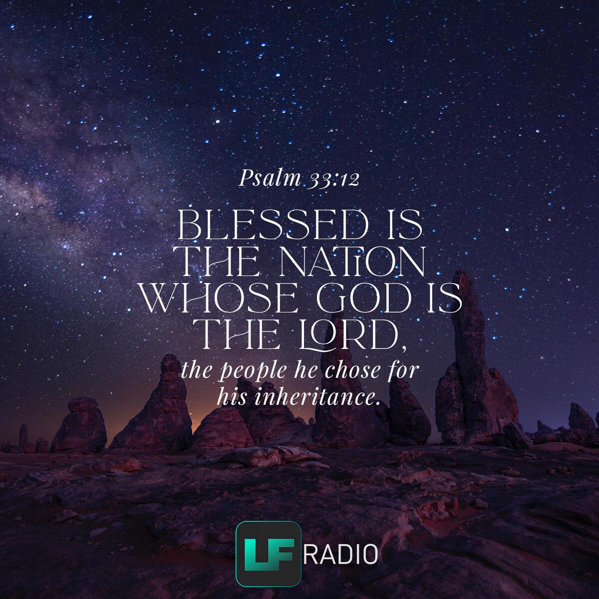 Psalm 33:12 - Verse of the Day