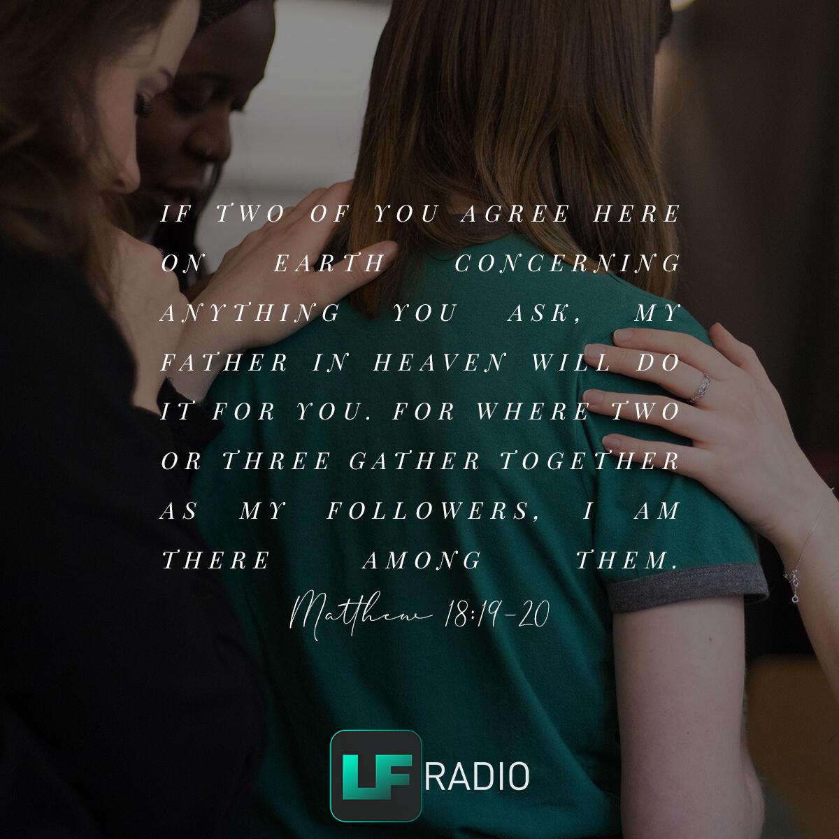 Matthew 18:19-20 - Verse of the Day