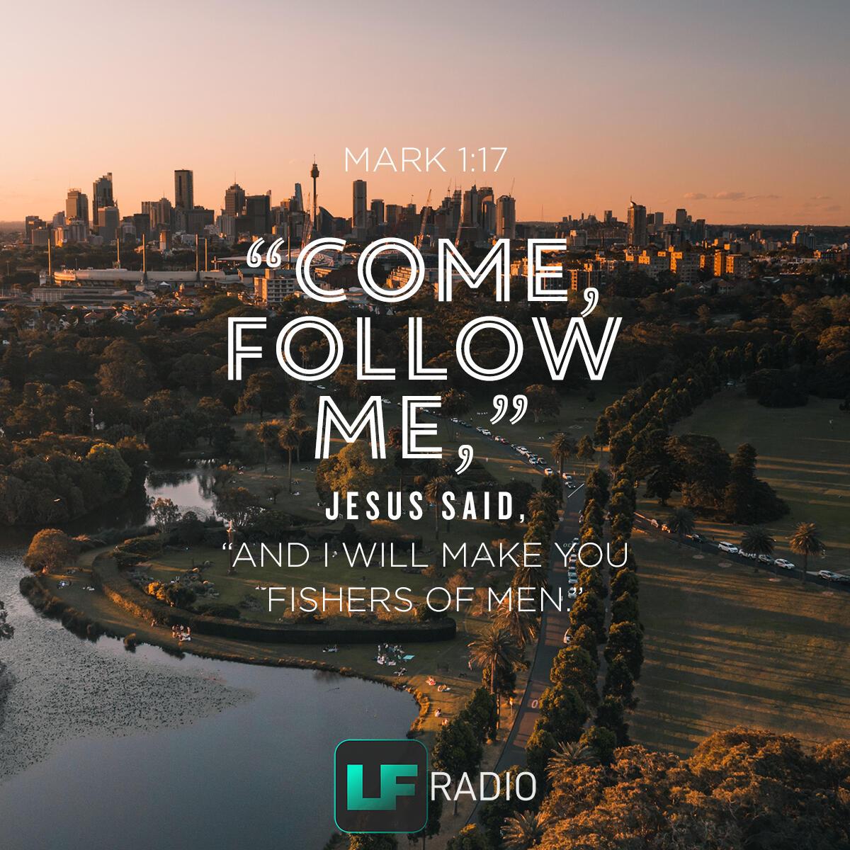 Mark 1:17 - Verse of the Day