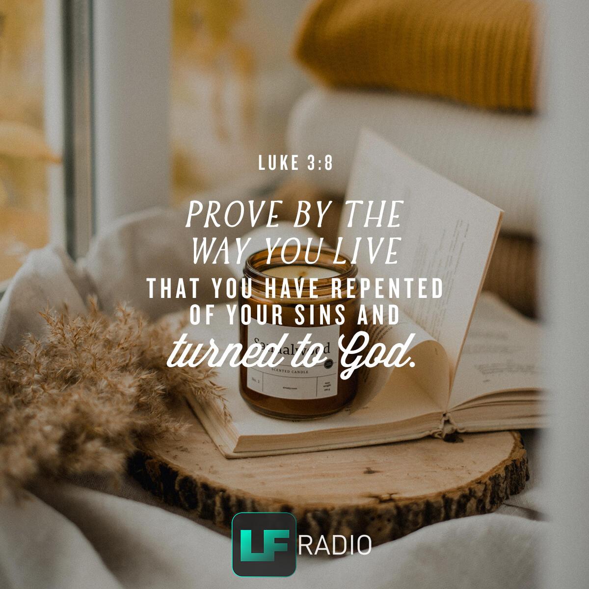 Luke 3:8 - Verse of the Day
