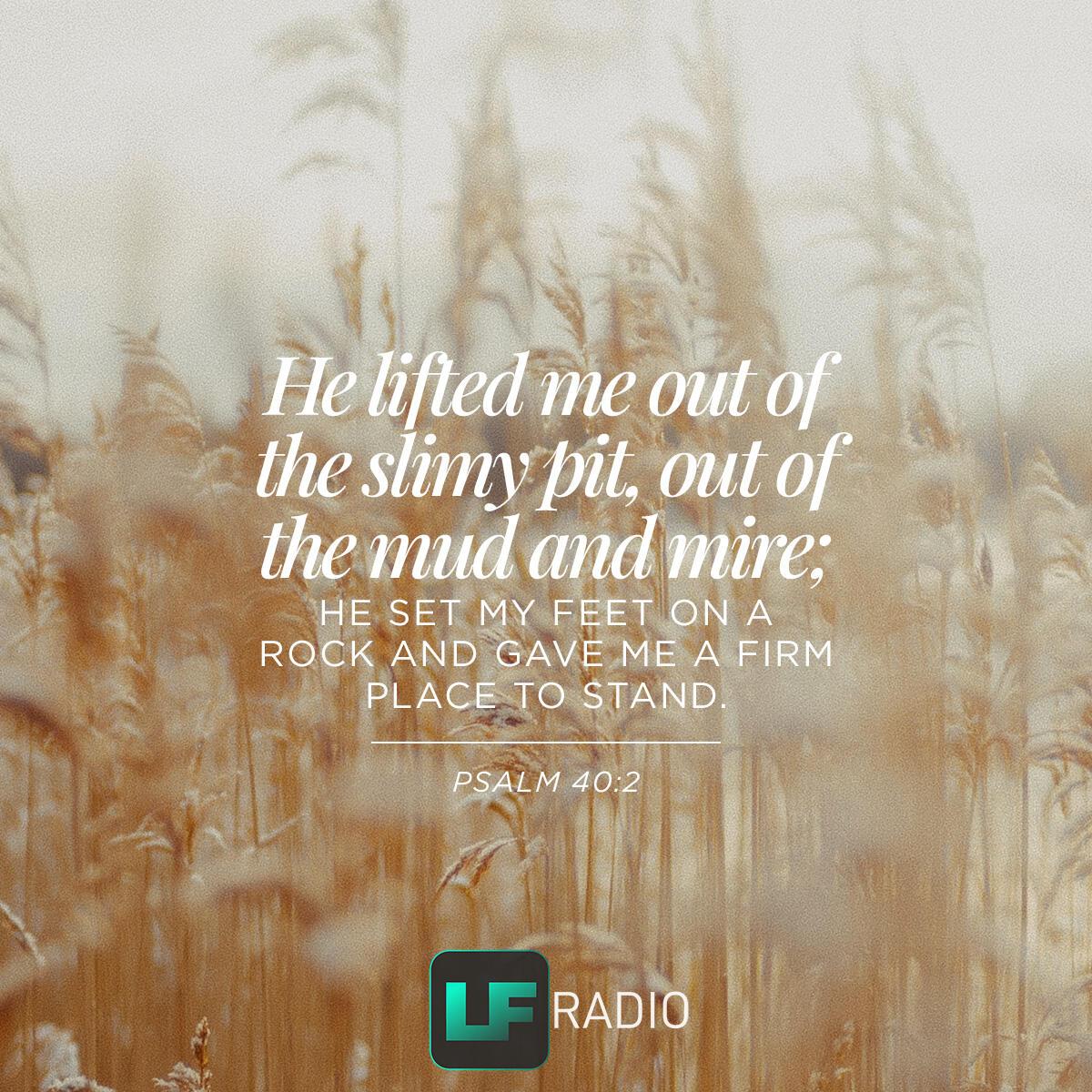Psalm 40:2 - Verse of the Day