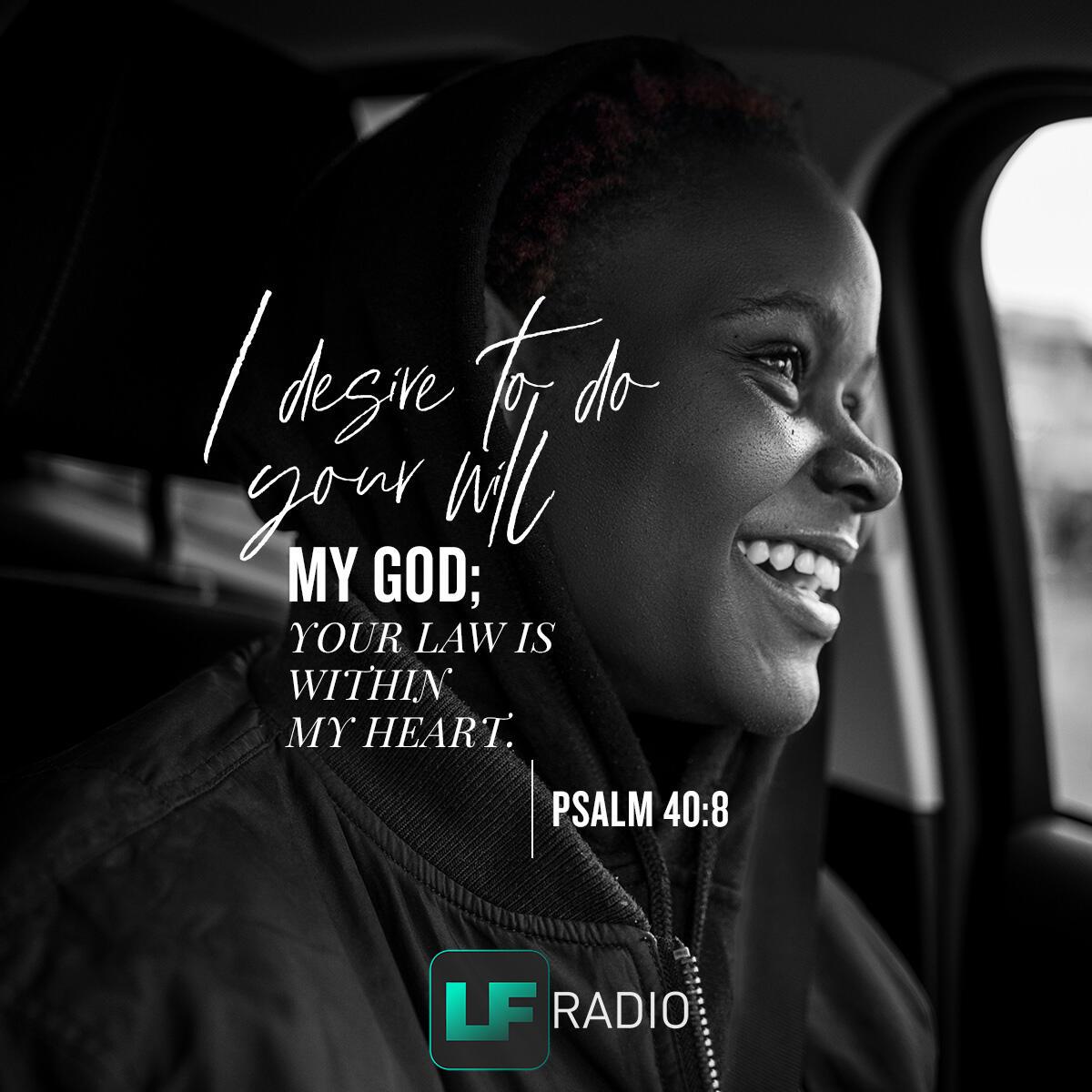 Psalm 40:8 - Verse of the Day