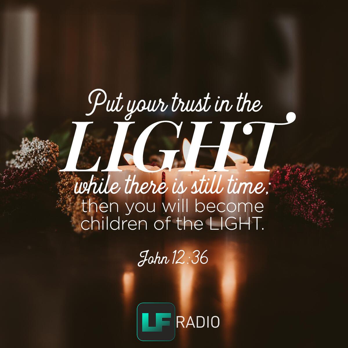 John 12:36 - Verse of the Day