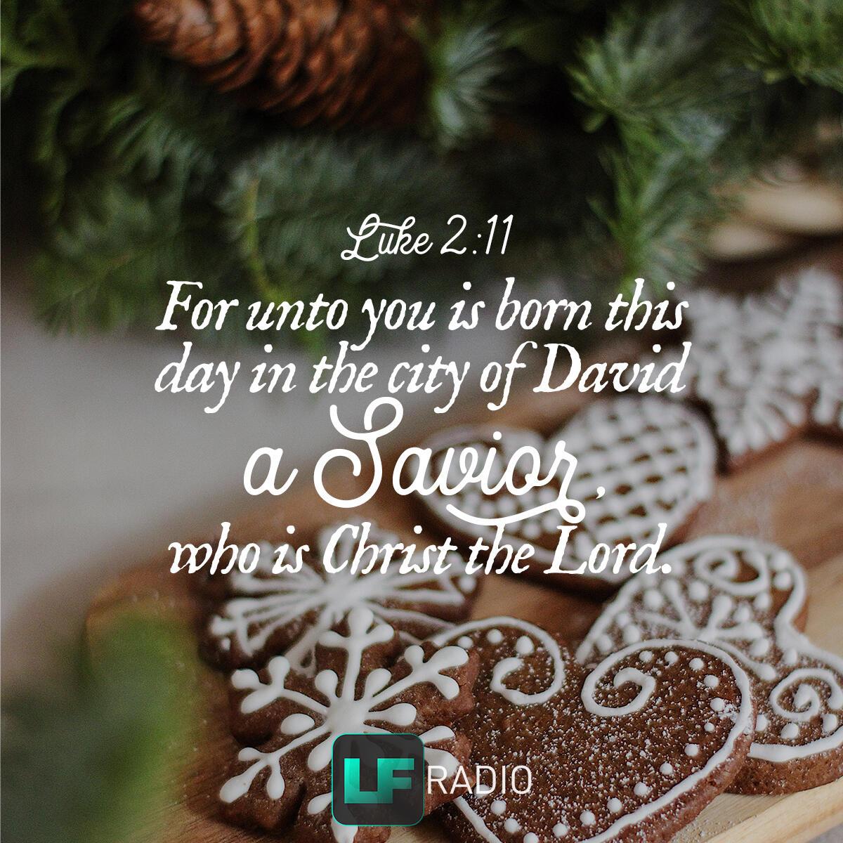 Luke 2:11 - Verse of the Day