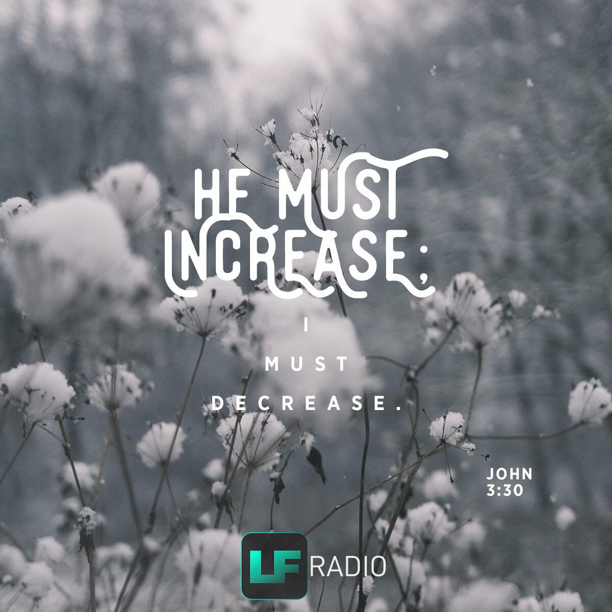 John 3:30 - Verse of the Day