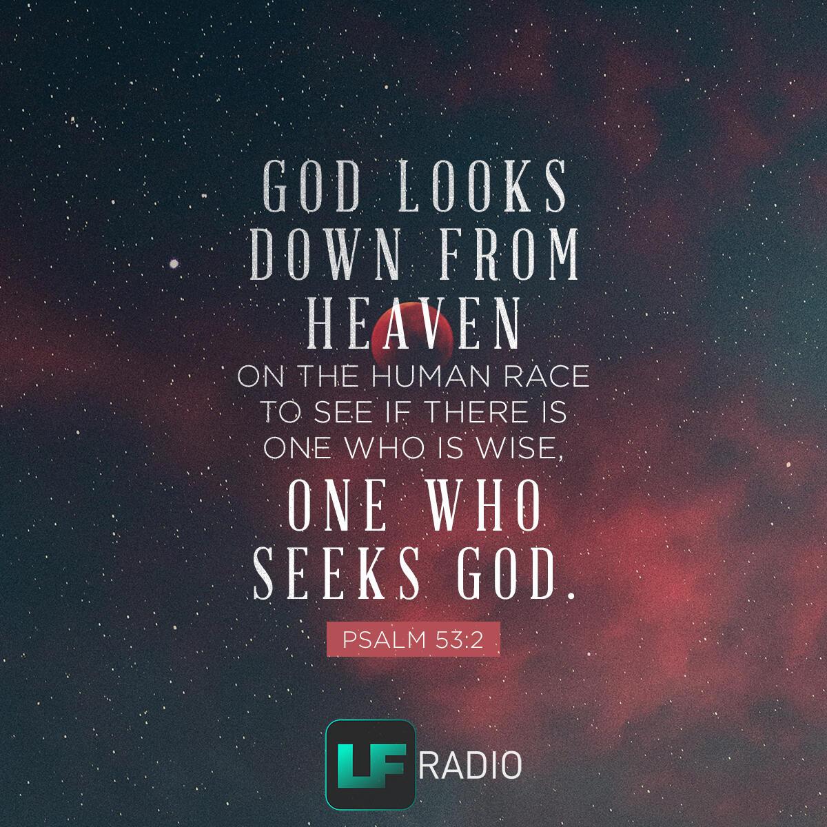Psalm 53:2 - Verse of the Day