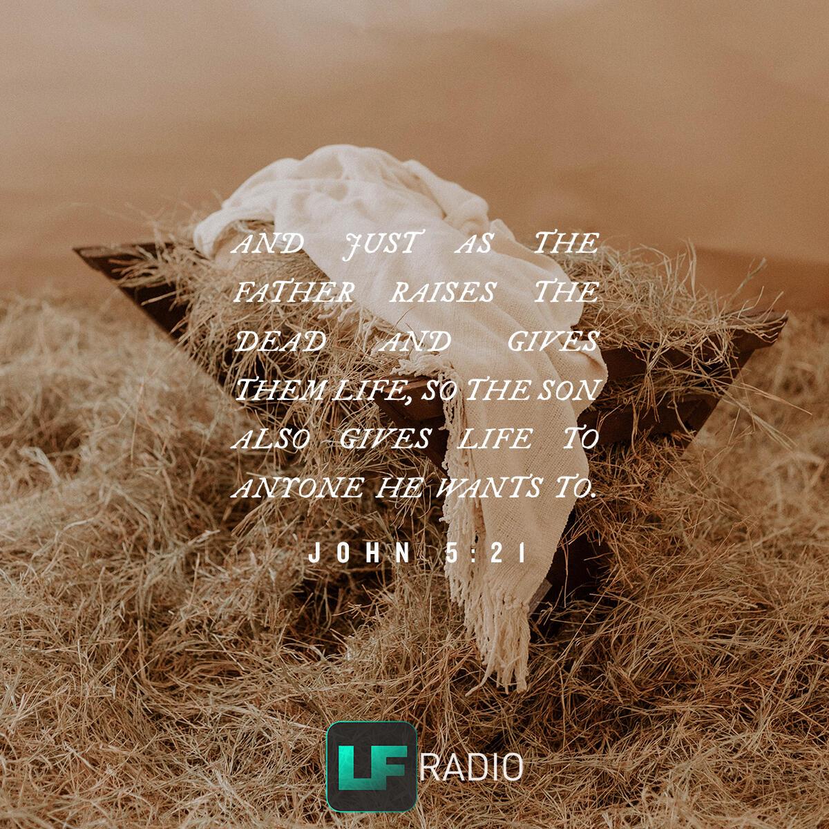 John 5:21 - Verse of the Day