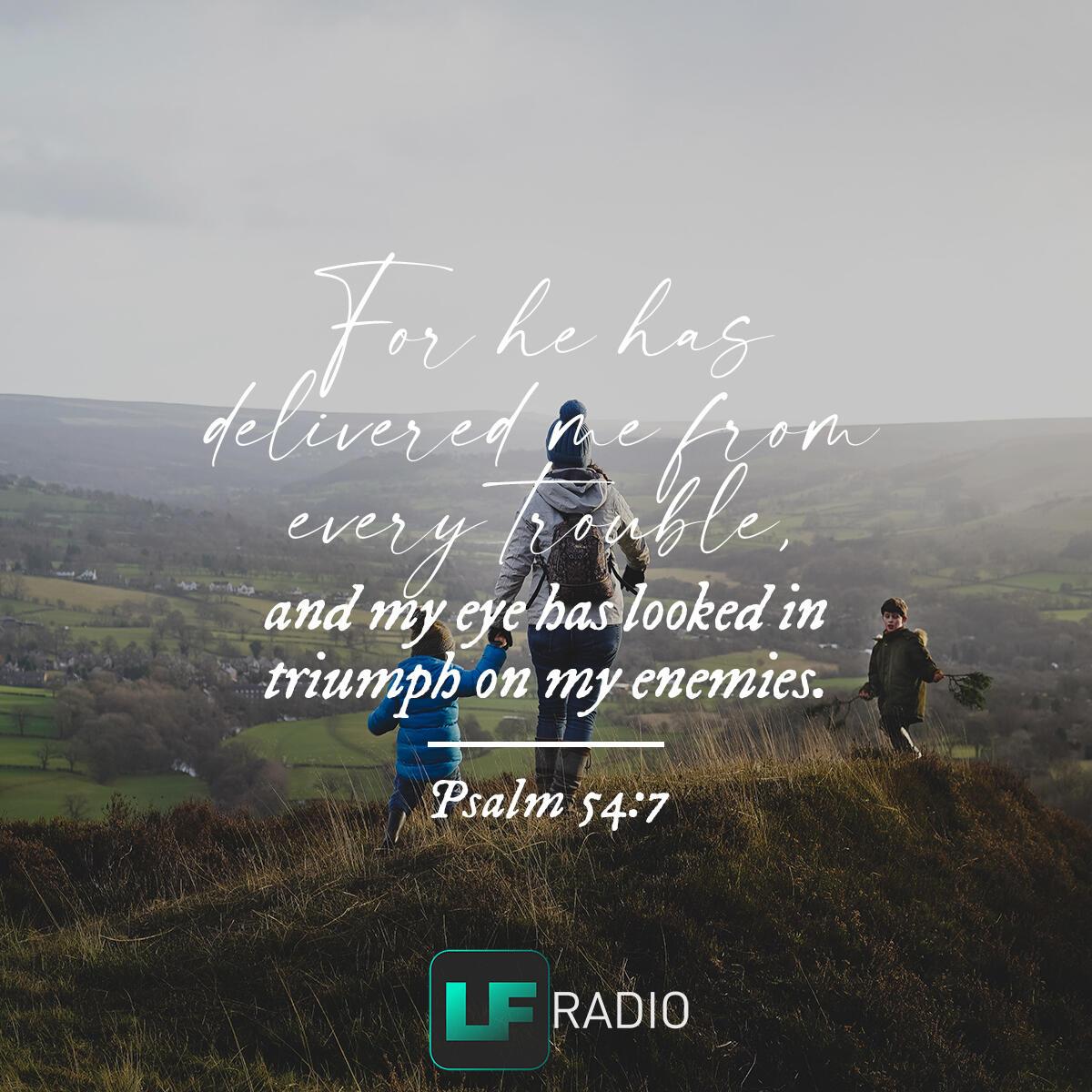 Psalm 54:7 - Verse of the Day