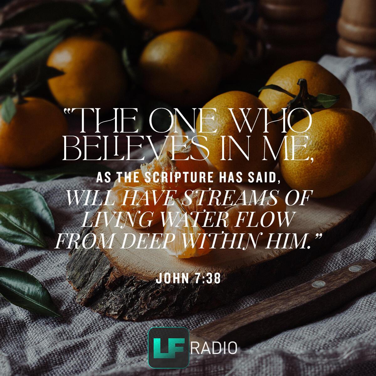 John 7:38 - Verse of the Day