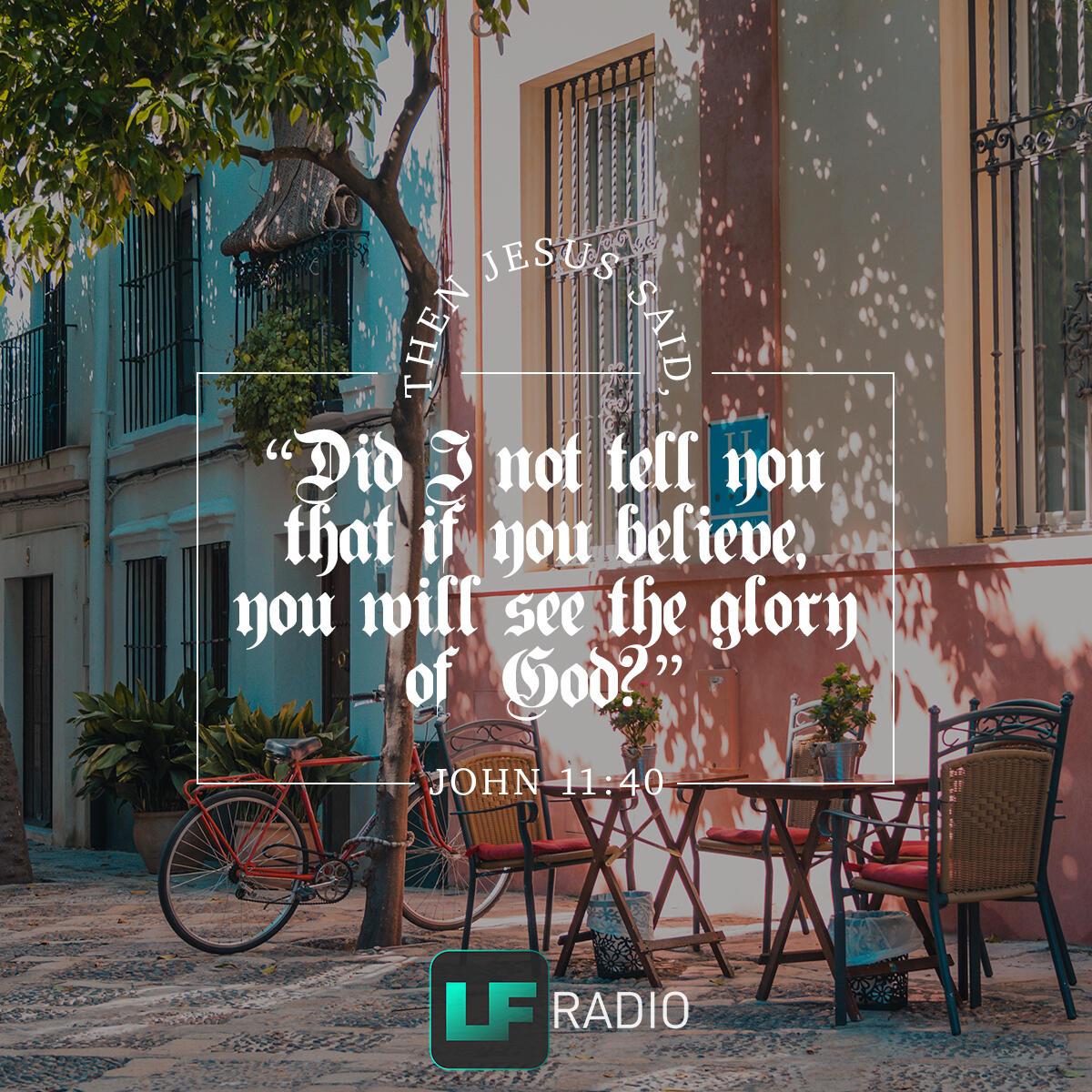John 11:40 - Verse of the Day