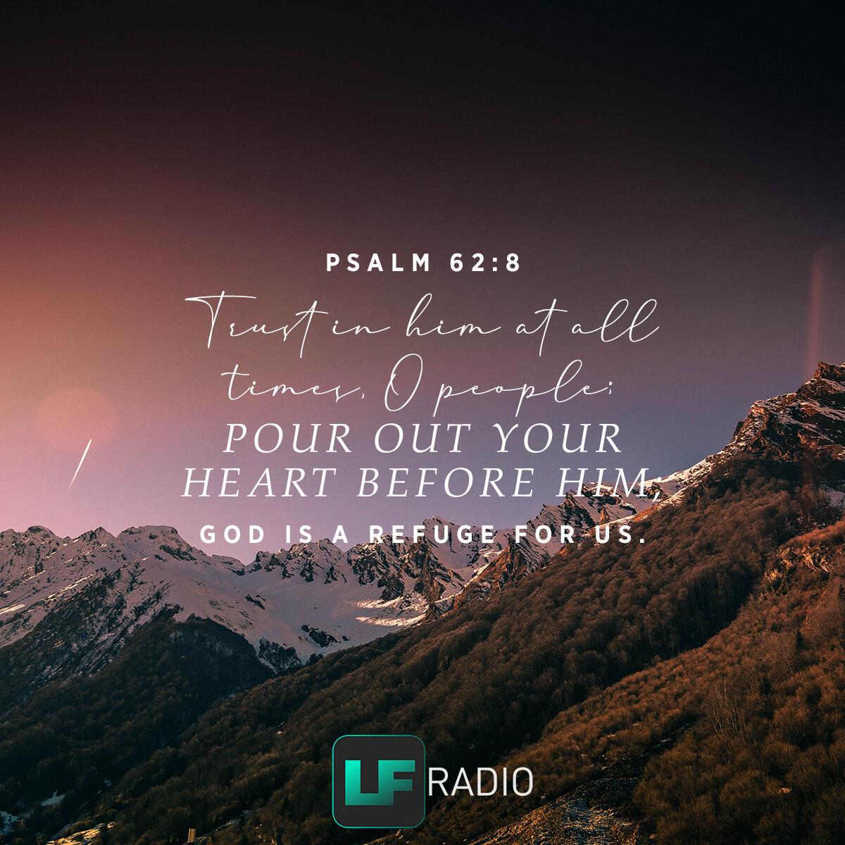 Psalm 62:8 - Verse of the Day