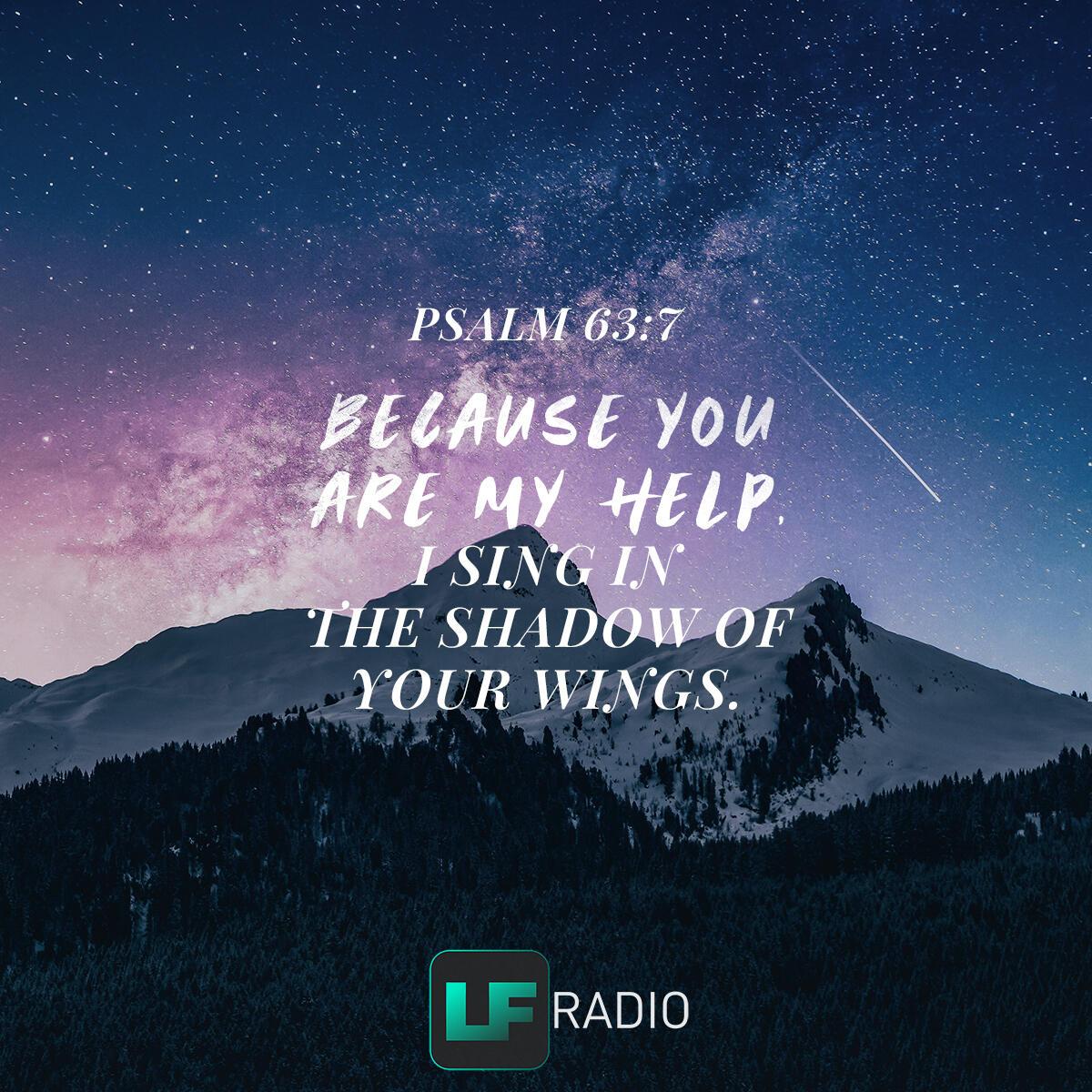 Psalm 63:7 - Verse of the Day