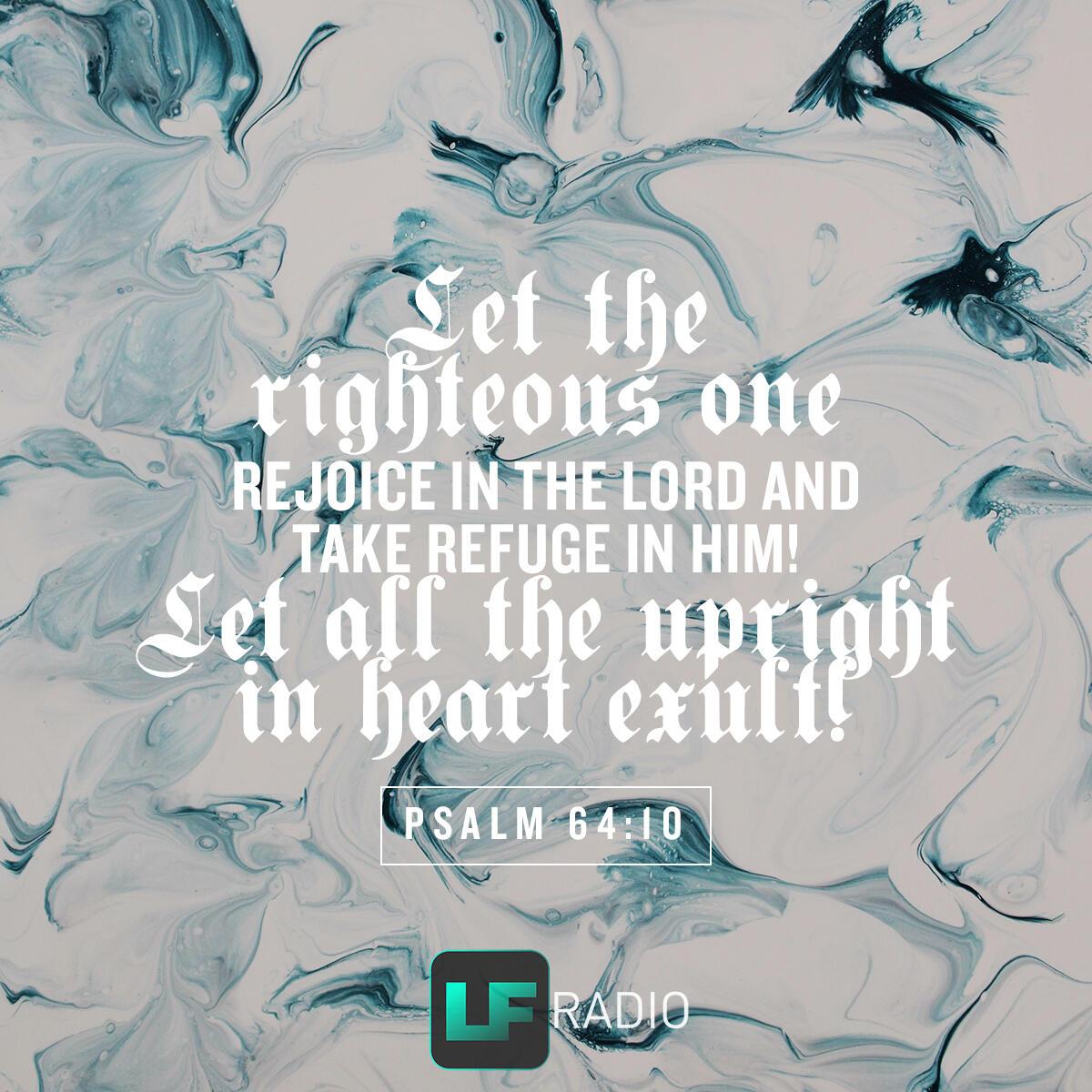 Psalm 64:10 - Verse of the Day