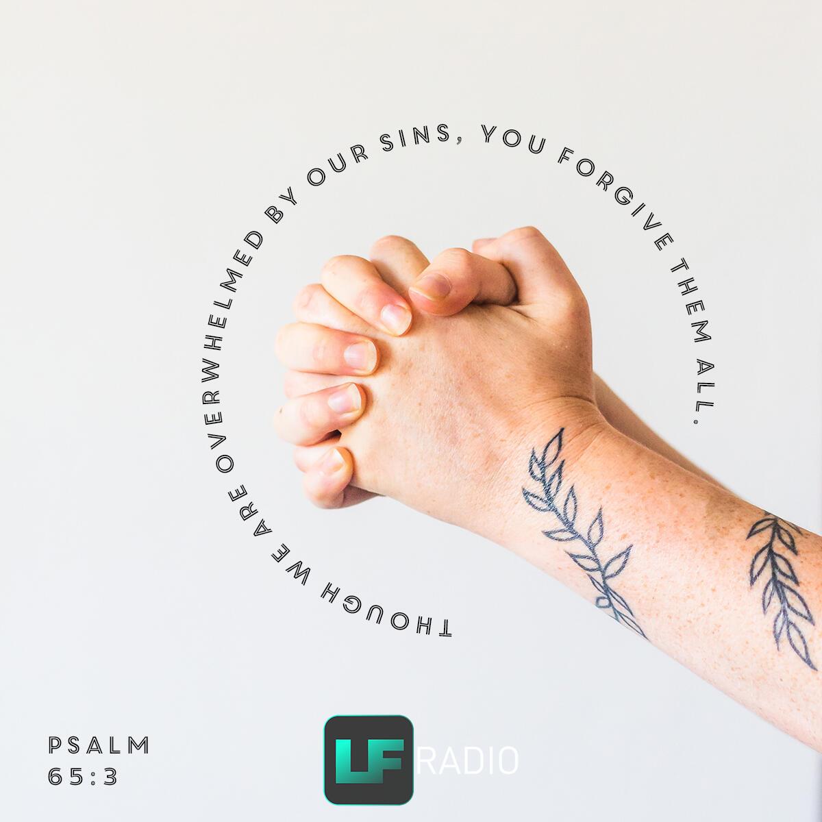 Psalm 65:3 - Verse of the Day