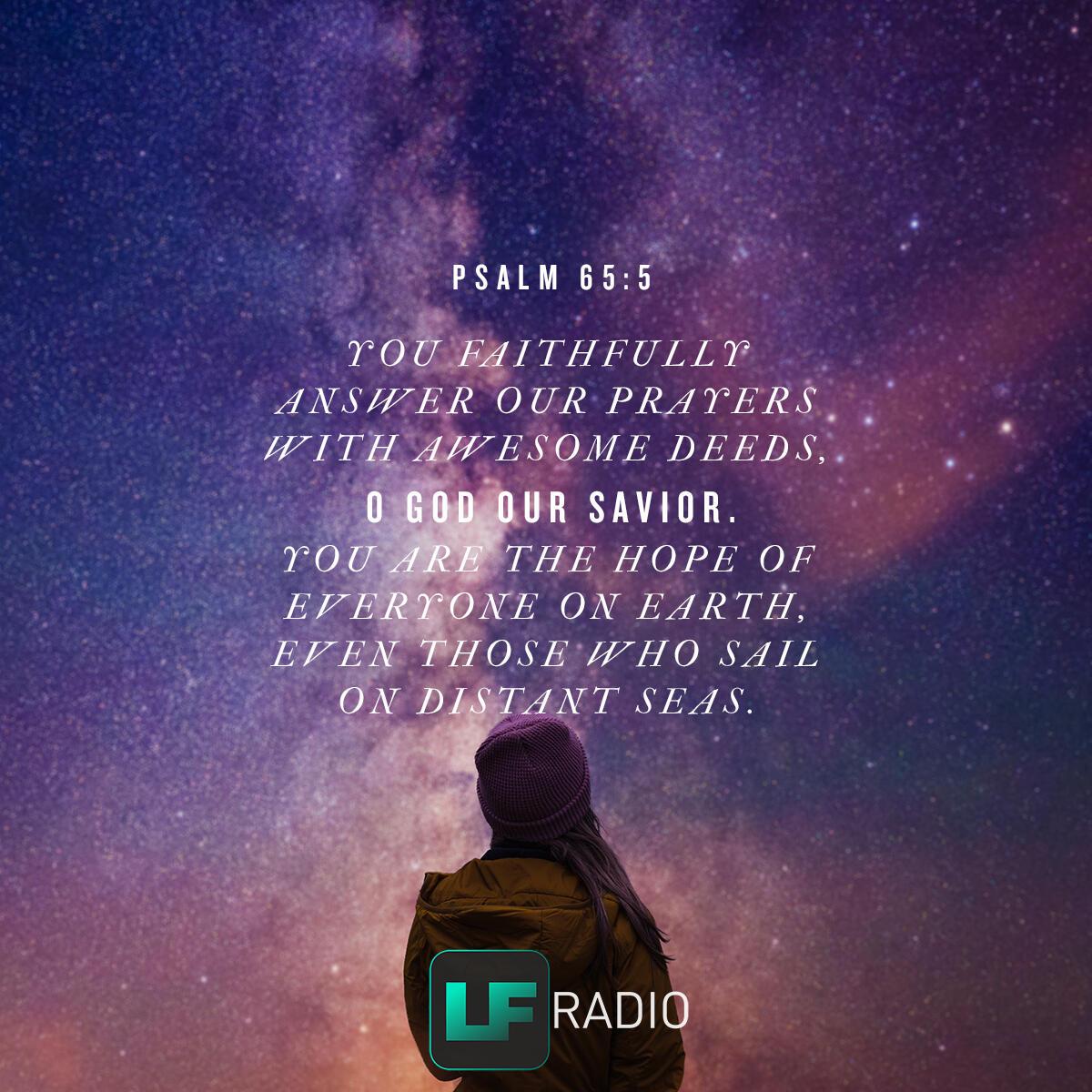 Psalm 65:5 - Verse of the Day