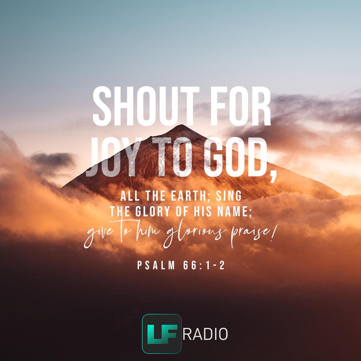 Psalm 66:1-2 - Verse of the Day