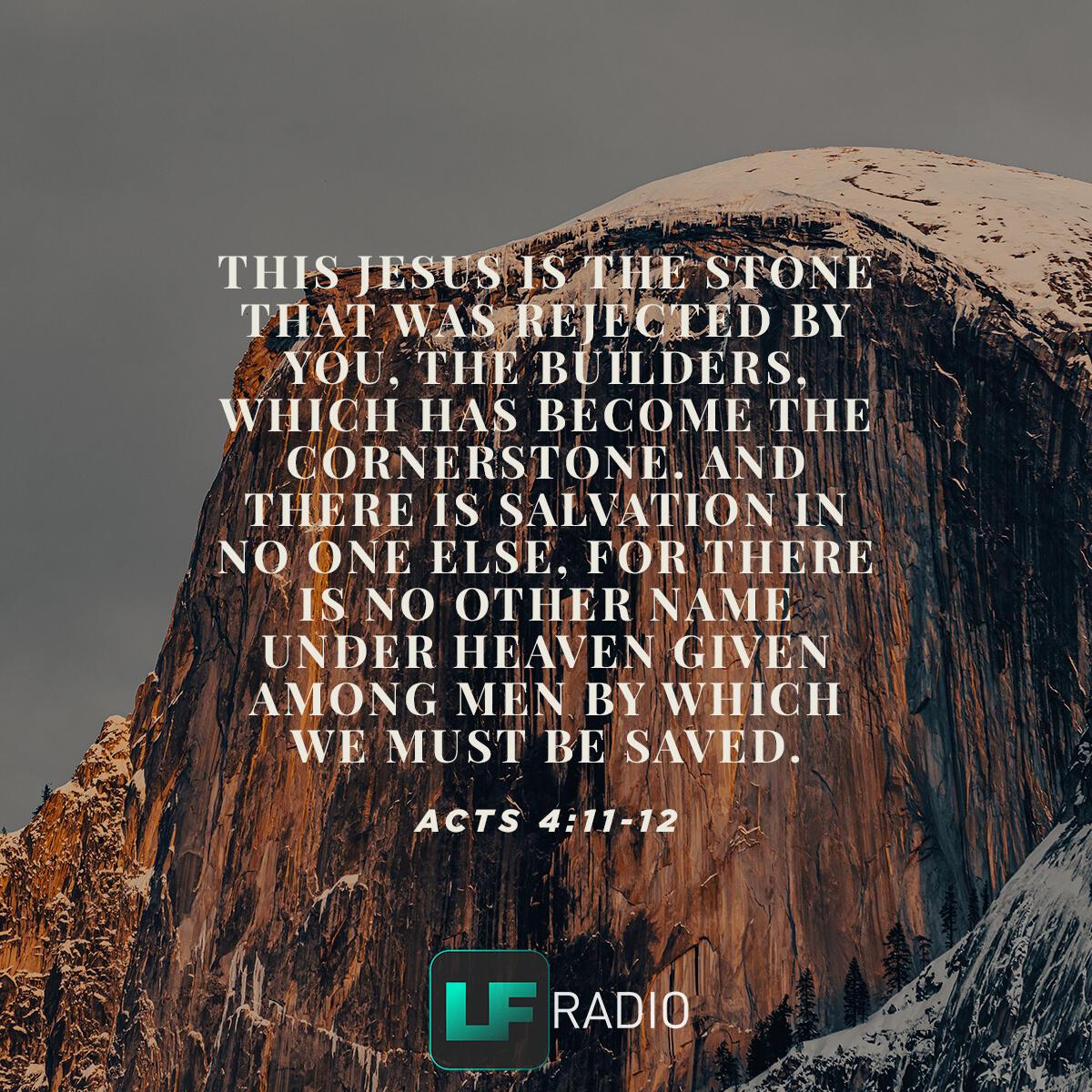 Acts 4:11-12 - Verse of the Day