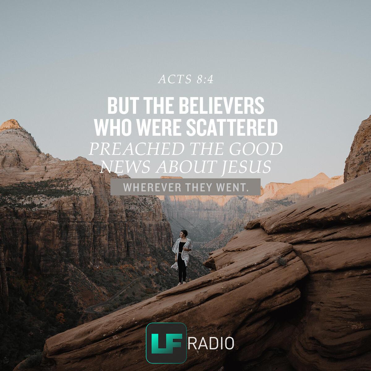 Acts 8:4 - Verse of the Day
