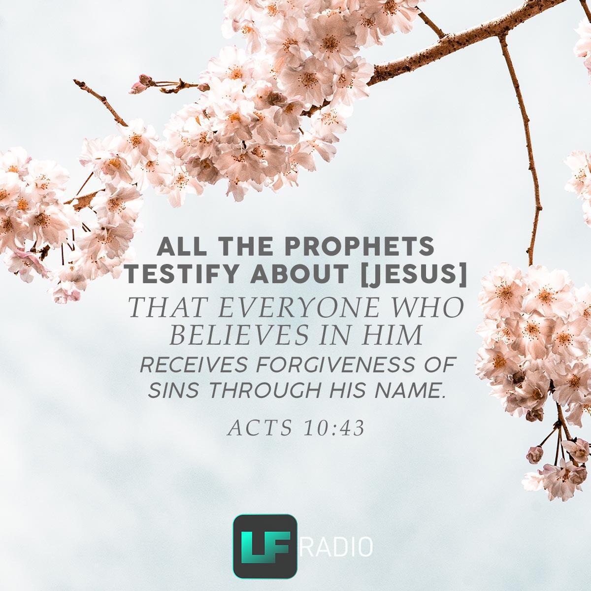 Acts 10:43 - Verse of the Day