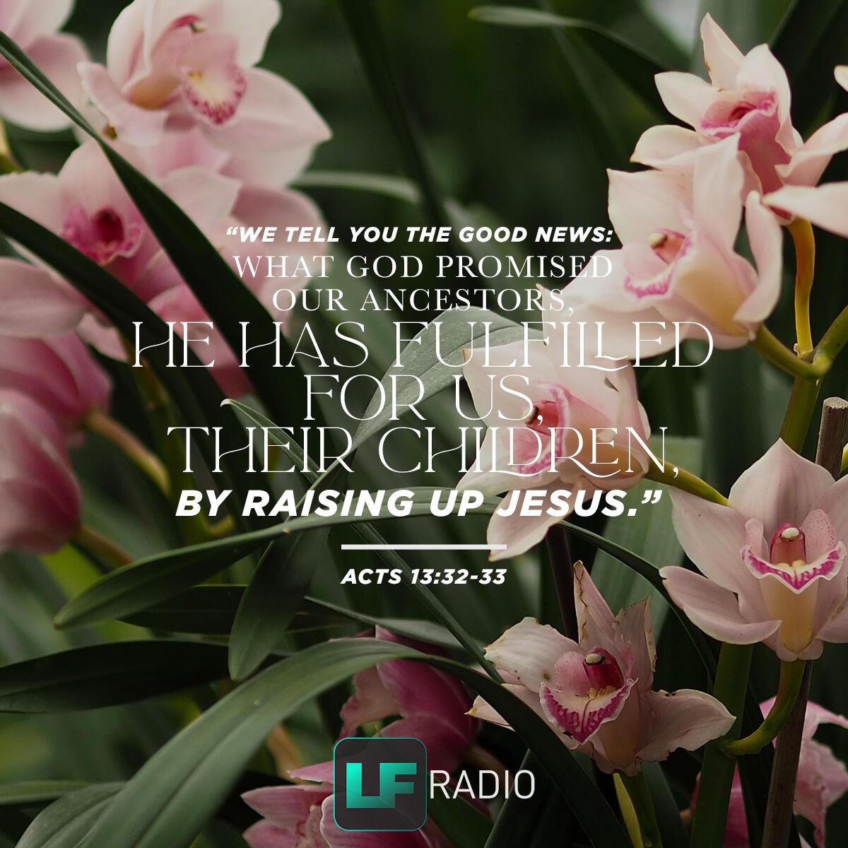 Acts 13:32-33 - Verse of the Day