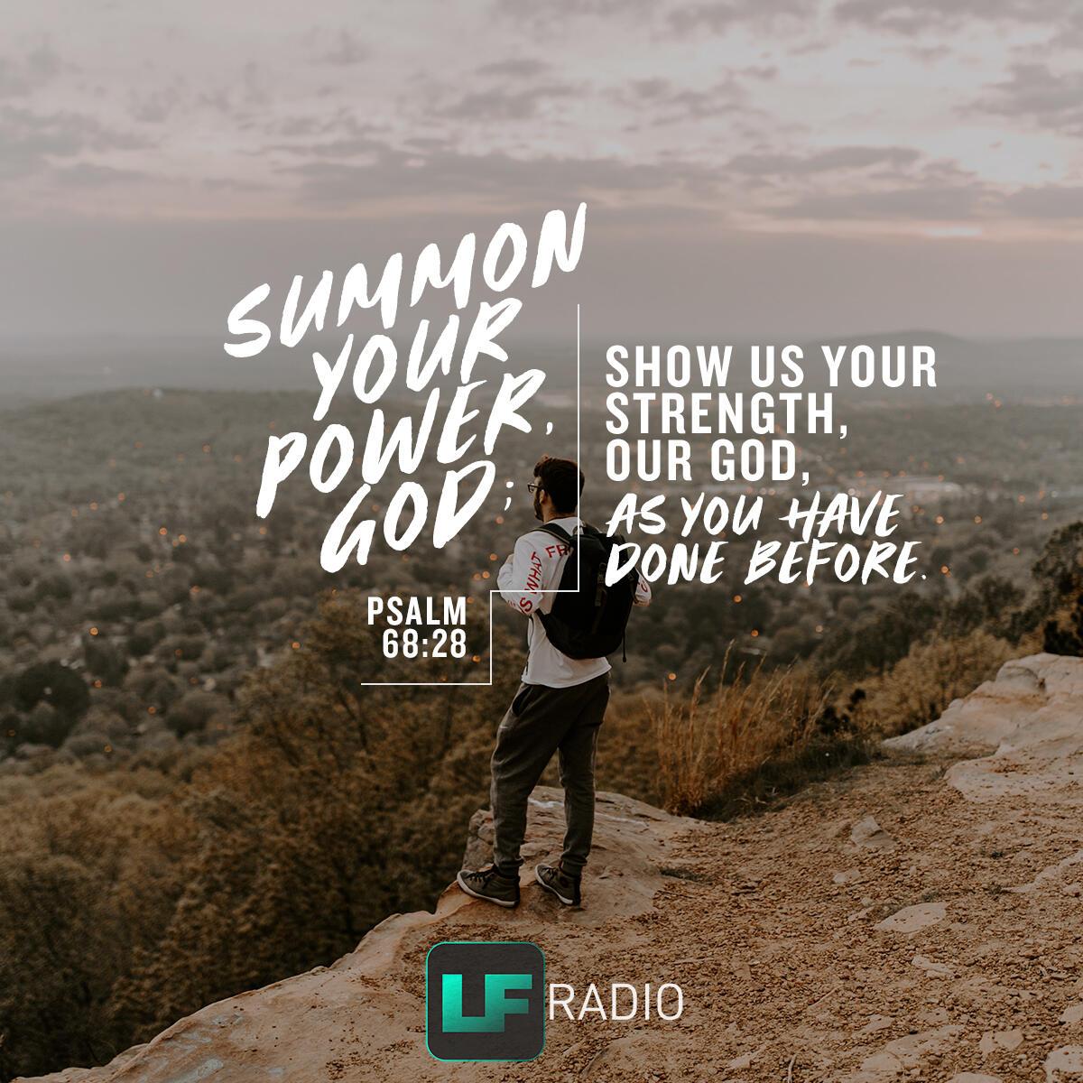 Psalm 68:28 - Verse of the Day