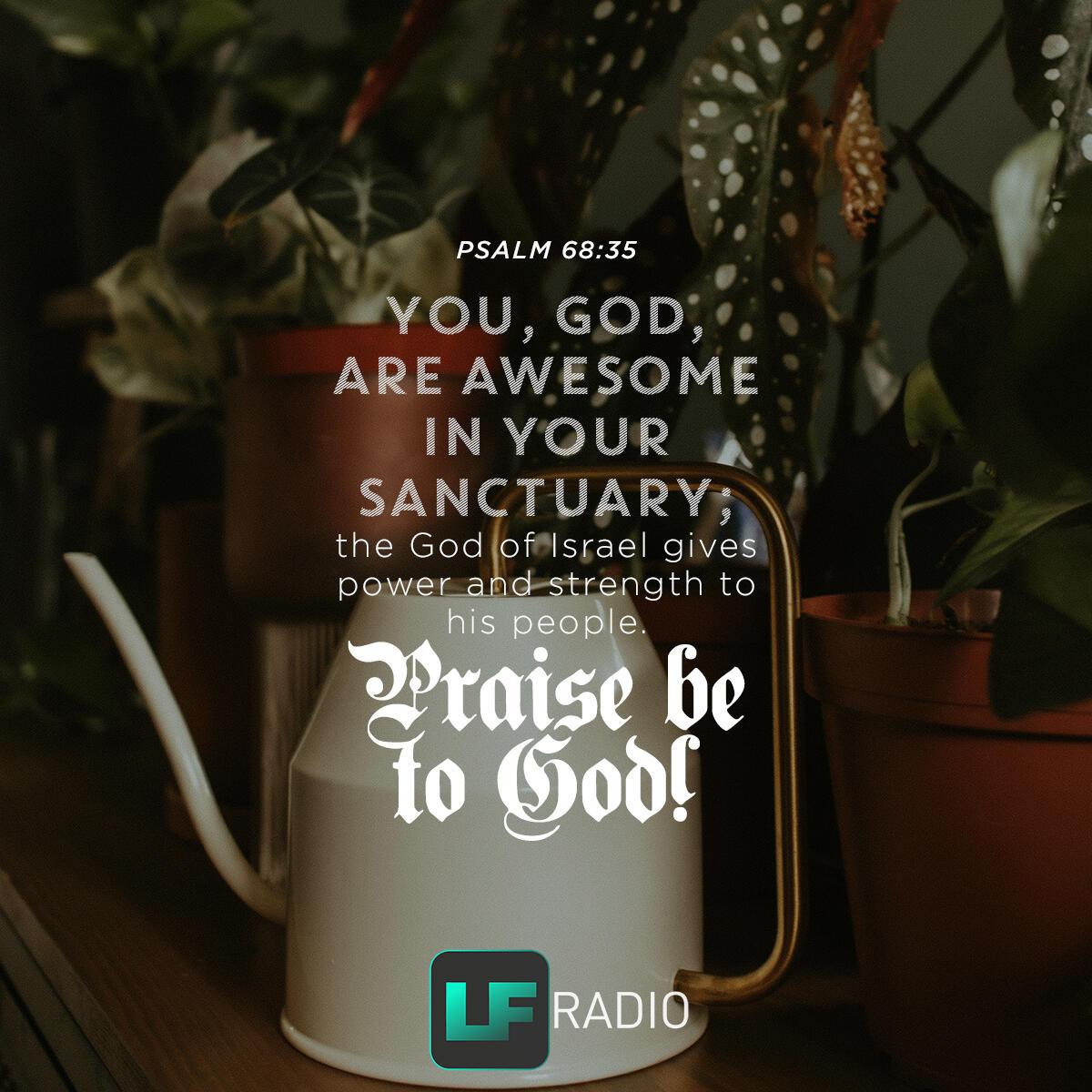 Psalm 68:35 - Verse of the Day