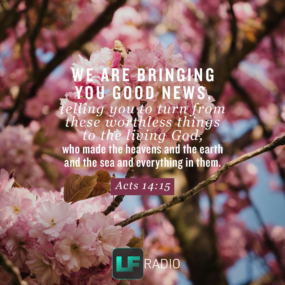 Acts 14:15 - Verse of the Day