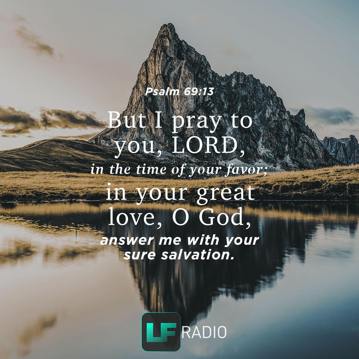 Psalm 69:13 - Verse of the Day