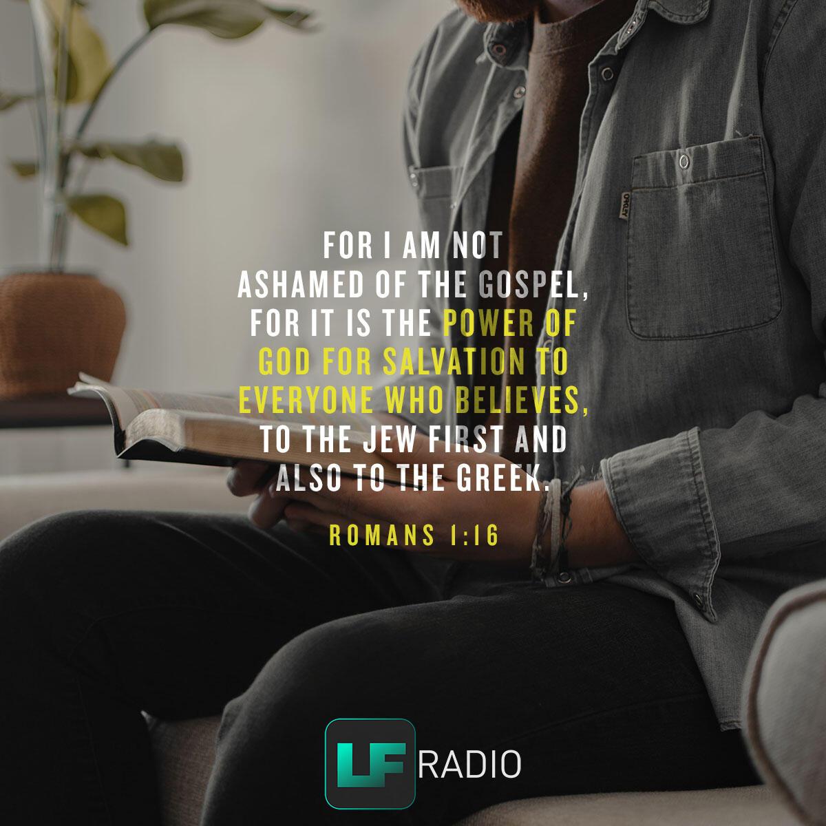 Romans 1:16 - Verse of the Day