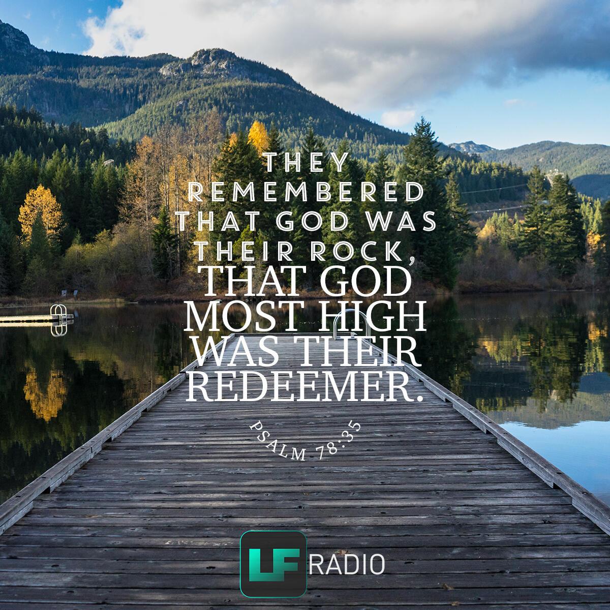 Psalm 78:35 - Verse of the Day