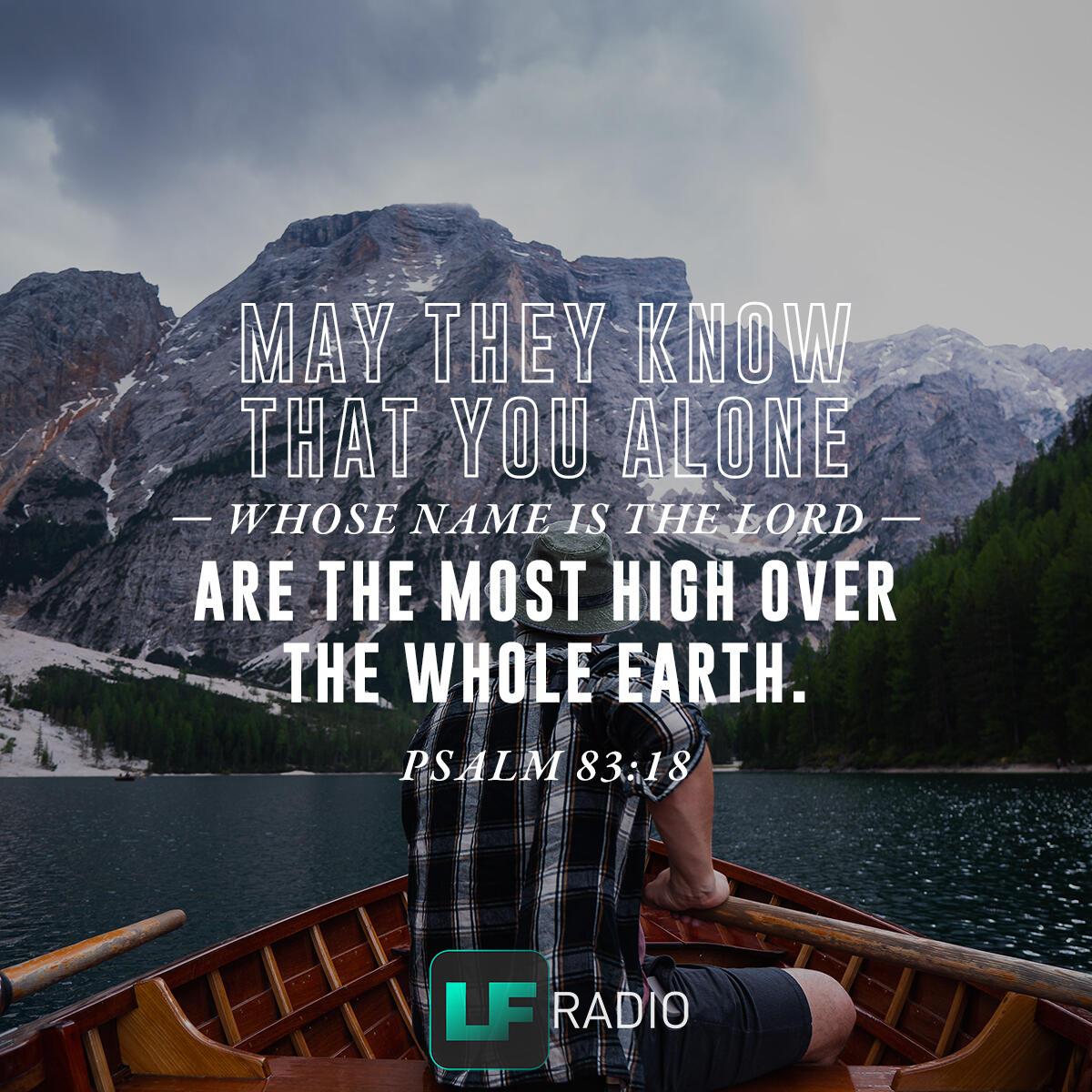 Psalm 83:18 - Verse of the Day
