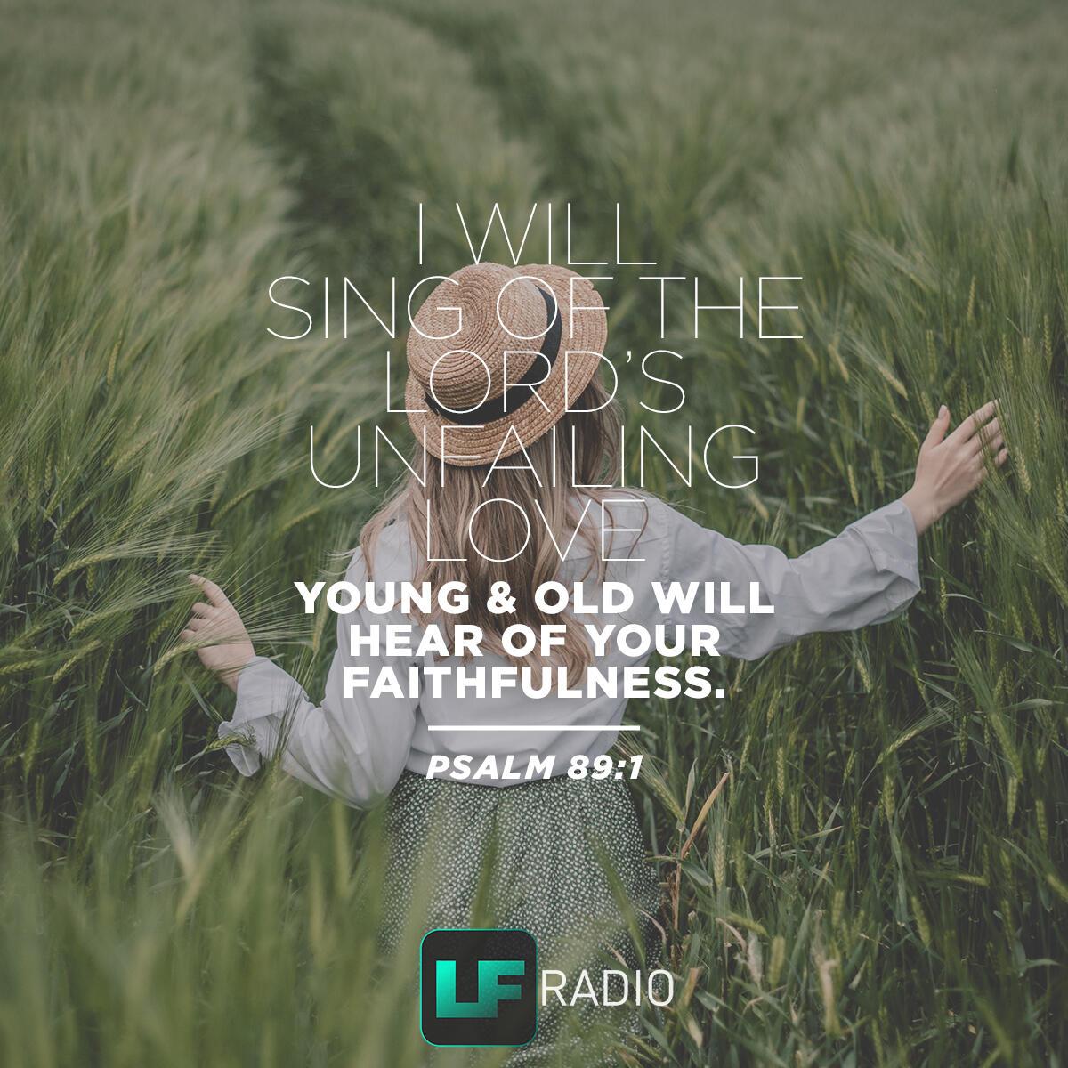 Psalm 89:1 - Verse of the Day