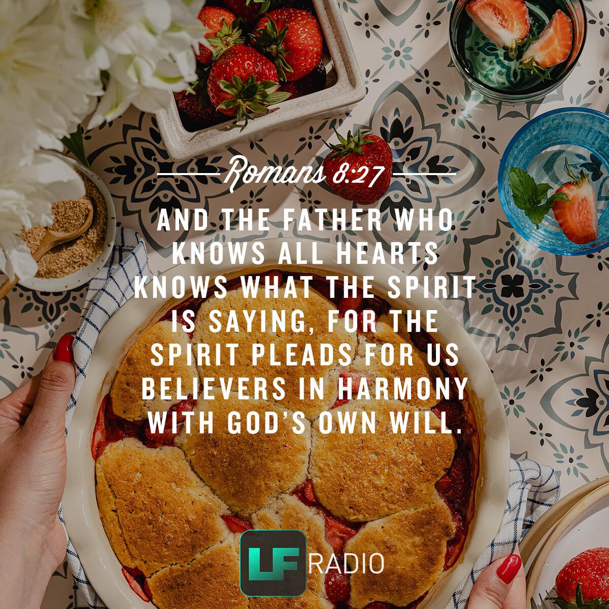Romans 8:27 - Verse of the Day
