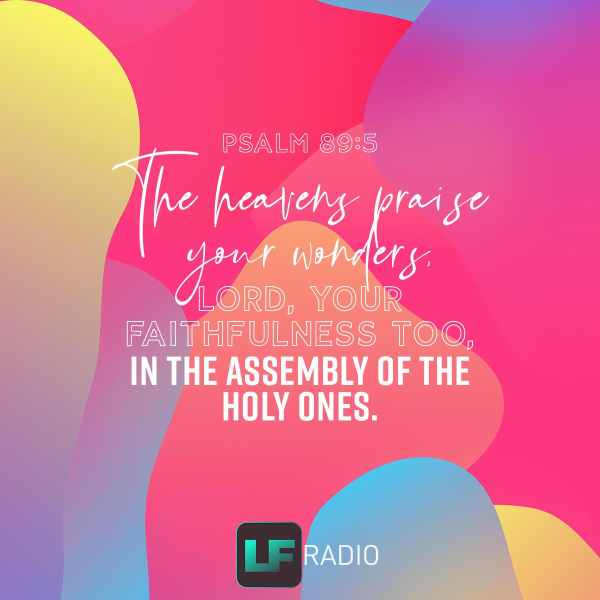Psalm 89:5 - Verse of the Day