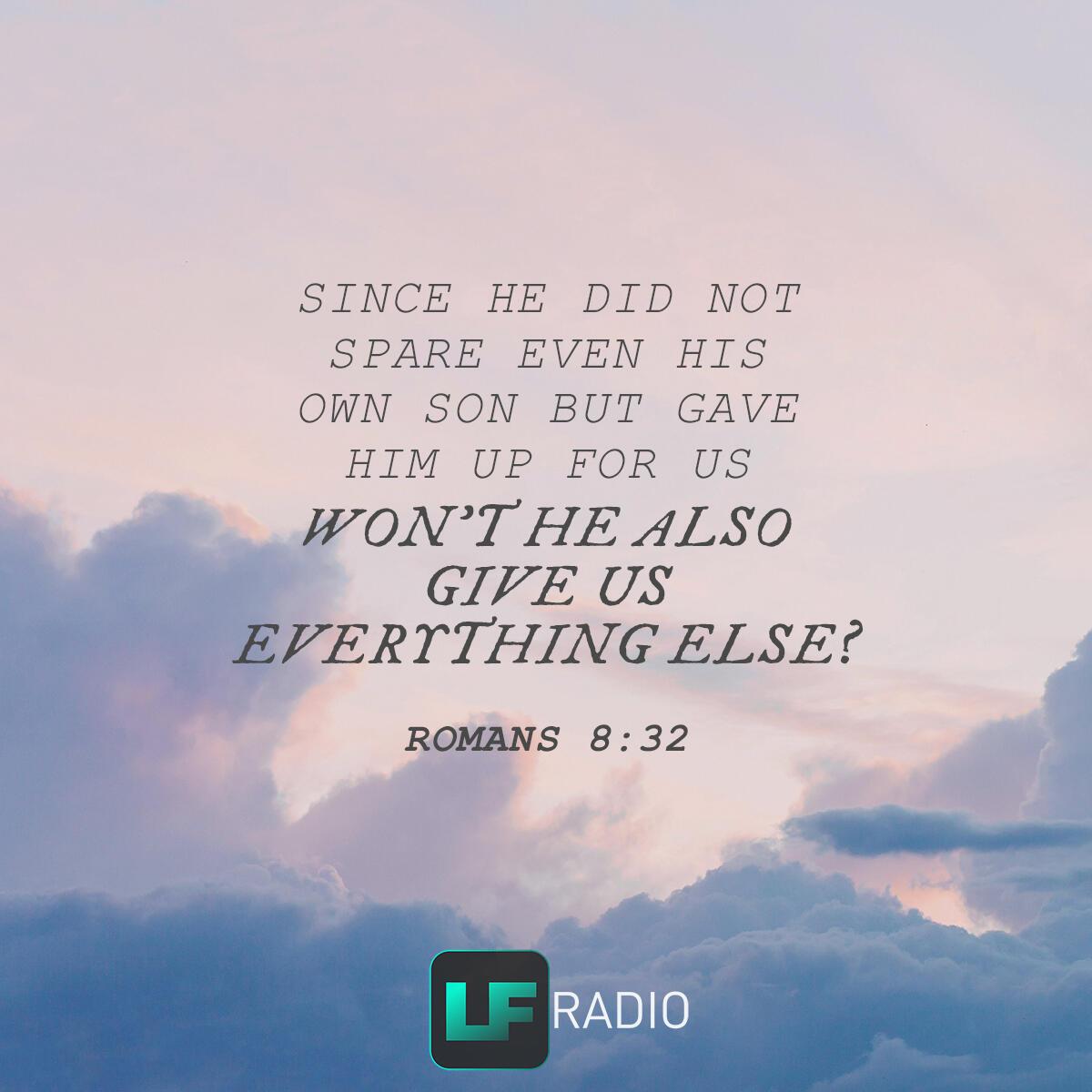 Romans 8:32 - Verse of the Day