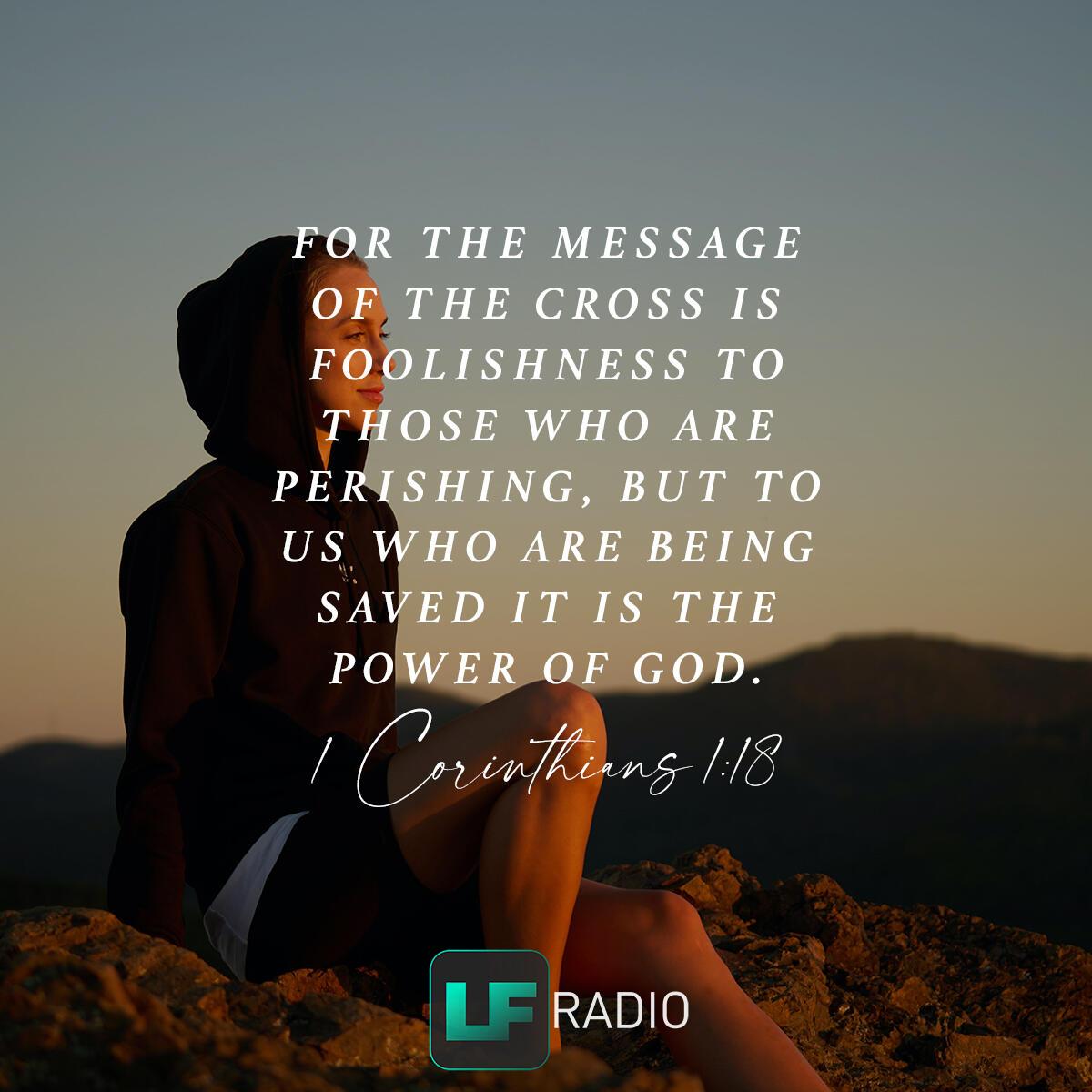 1 Corinthians 1:18 - Verse of the Day