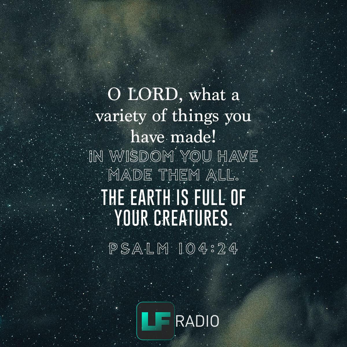 Psalm 104:24 - Verse of the Day