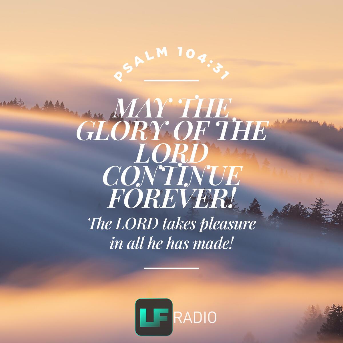 Psalm 104:31 - Verse of the Day