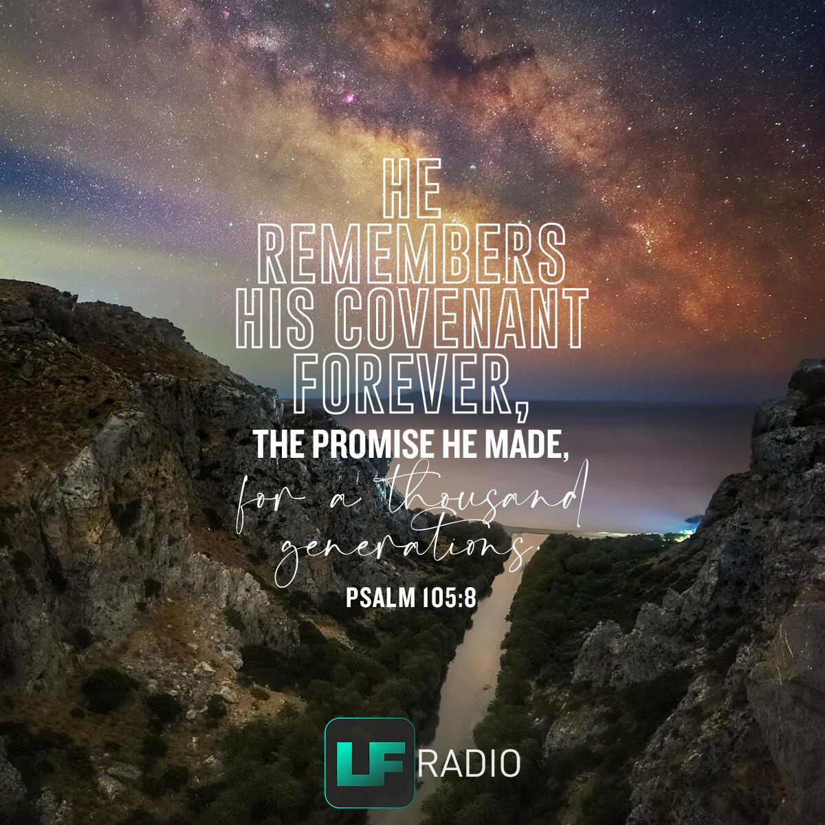 Psalm 105:8 - Verse of the Day