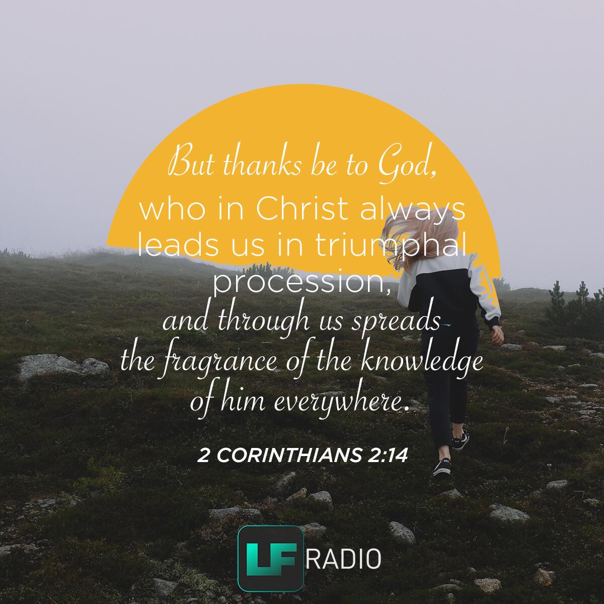 2 Corinthians 2:14 - Verse of the Day